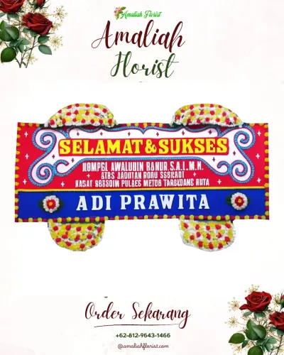 Karangan Bunga Ucapan Selamat di Sridadi
