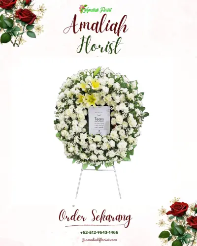 Krans Bunga Duka Cita di Sridadi